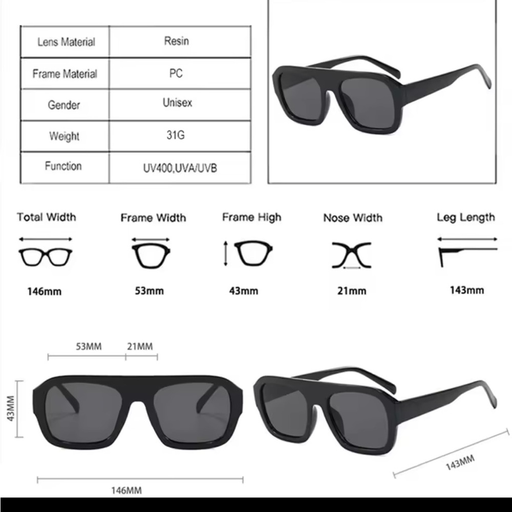 Chic Tortoise Shell Sunglasses - Picture 4 of 4